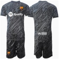 Camiseta Barcelona Portero Tercera Equipación Replica 2024-25 para niños mangas cortas (+ Pantalones cortos)